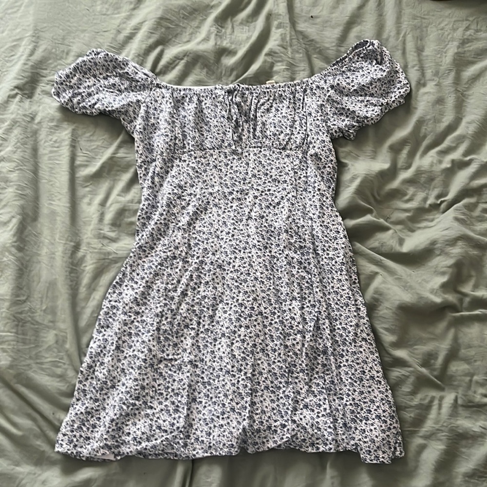 Off the shoulder mini dress